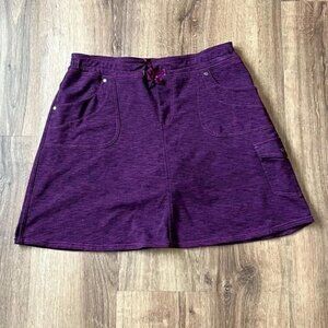 KUHL Mova Skort Skirt Heathered Space Dye Purple Sz XS